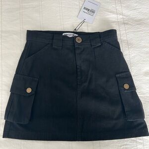 Princess Polly Black Mini Skirt with Pockets